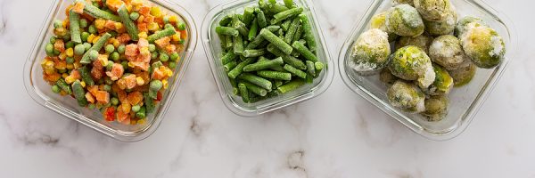 Frozen Vegetables In Containers