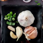 Garlic leeks onions